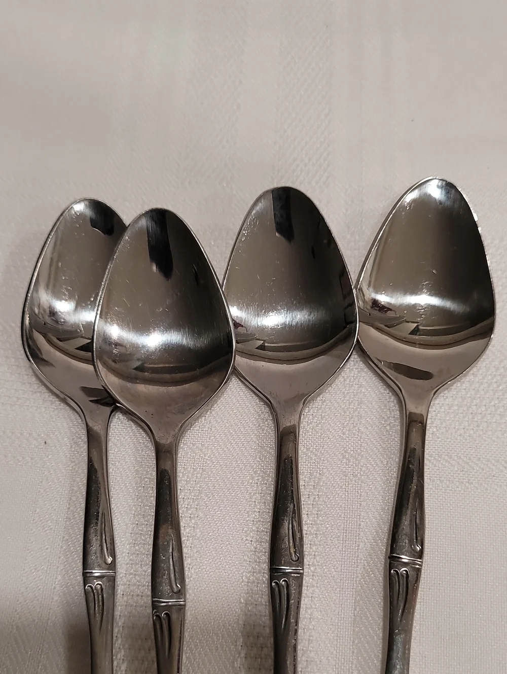 Vintage Flatware Bamboo Style Iced Tea Spoons 4